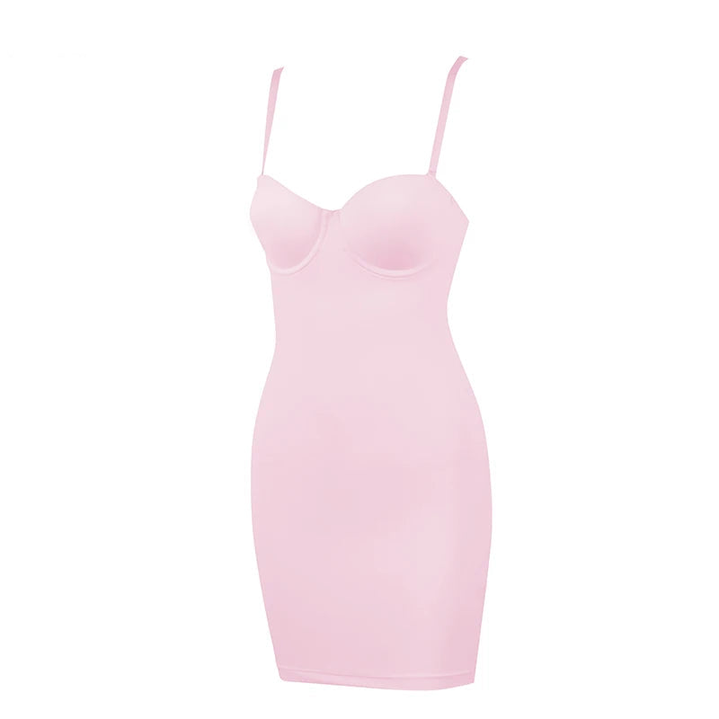 Short Bodycon Dress Backless Skinny Straps Solid Casual Sexy Sleeveless Summer High Waist Club Slim Mini Dresses Ladies Basic