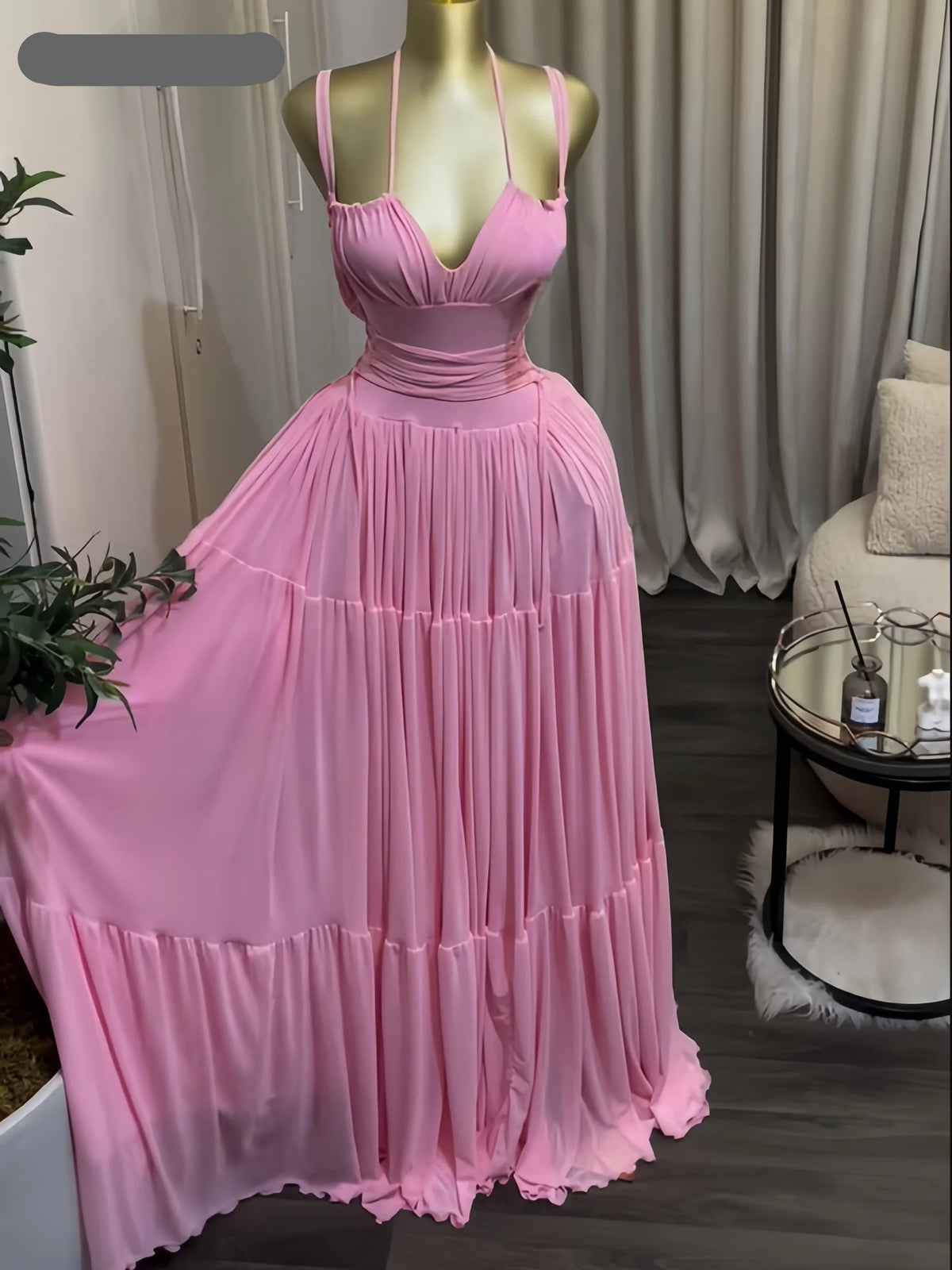 Creysie 2026 Summer Women Halter Sleeveless Strapless Long Maxi Dress Slim Evening Birthday Beach Sexy Vacation Party Dresses