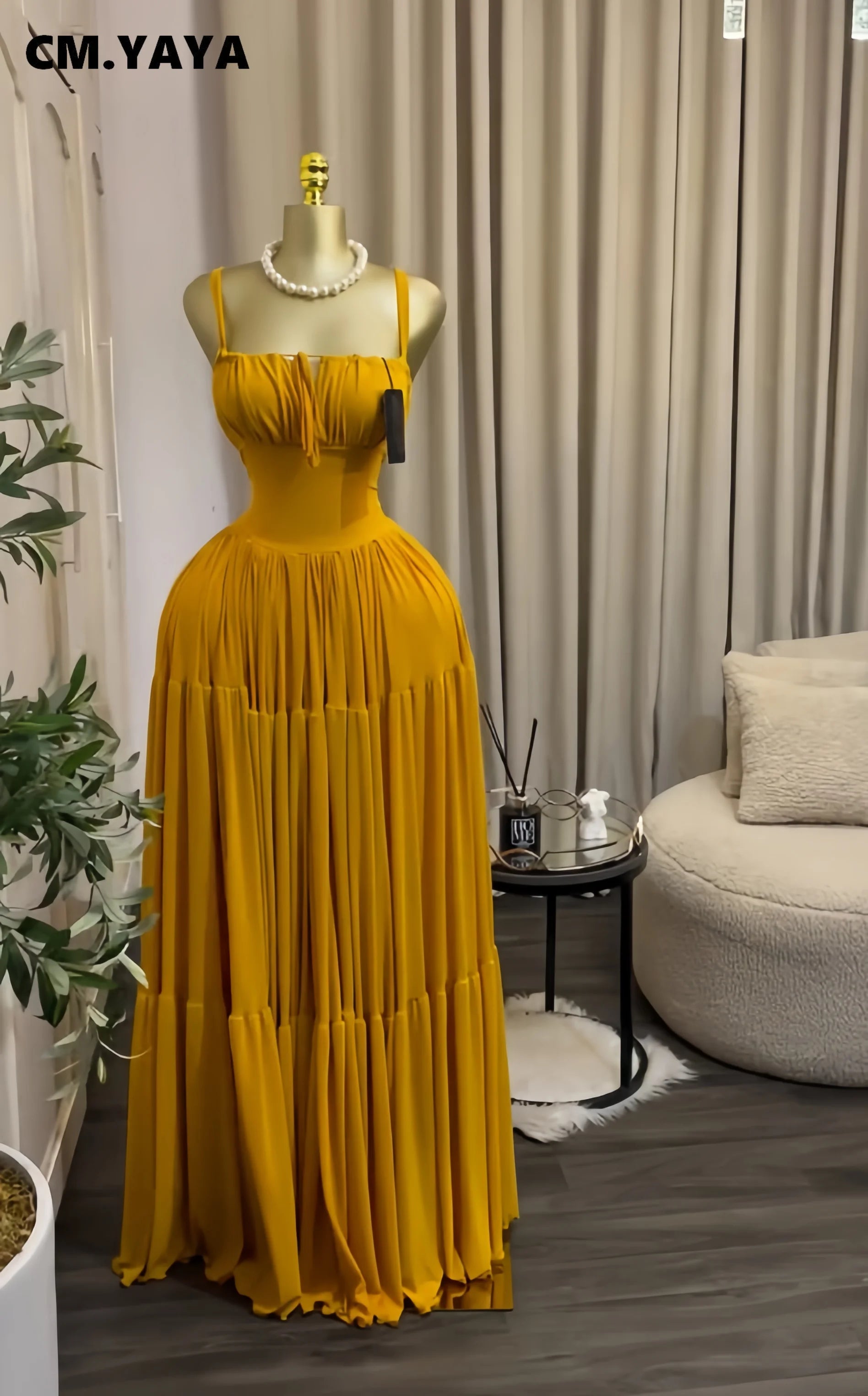 Creysie 2026 Summer Women Halter Sleeveless Strapless Long Maxi Dress Slim Evening Birthday Beach Sexy Vacation Party Dresses