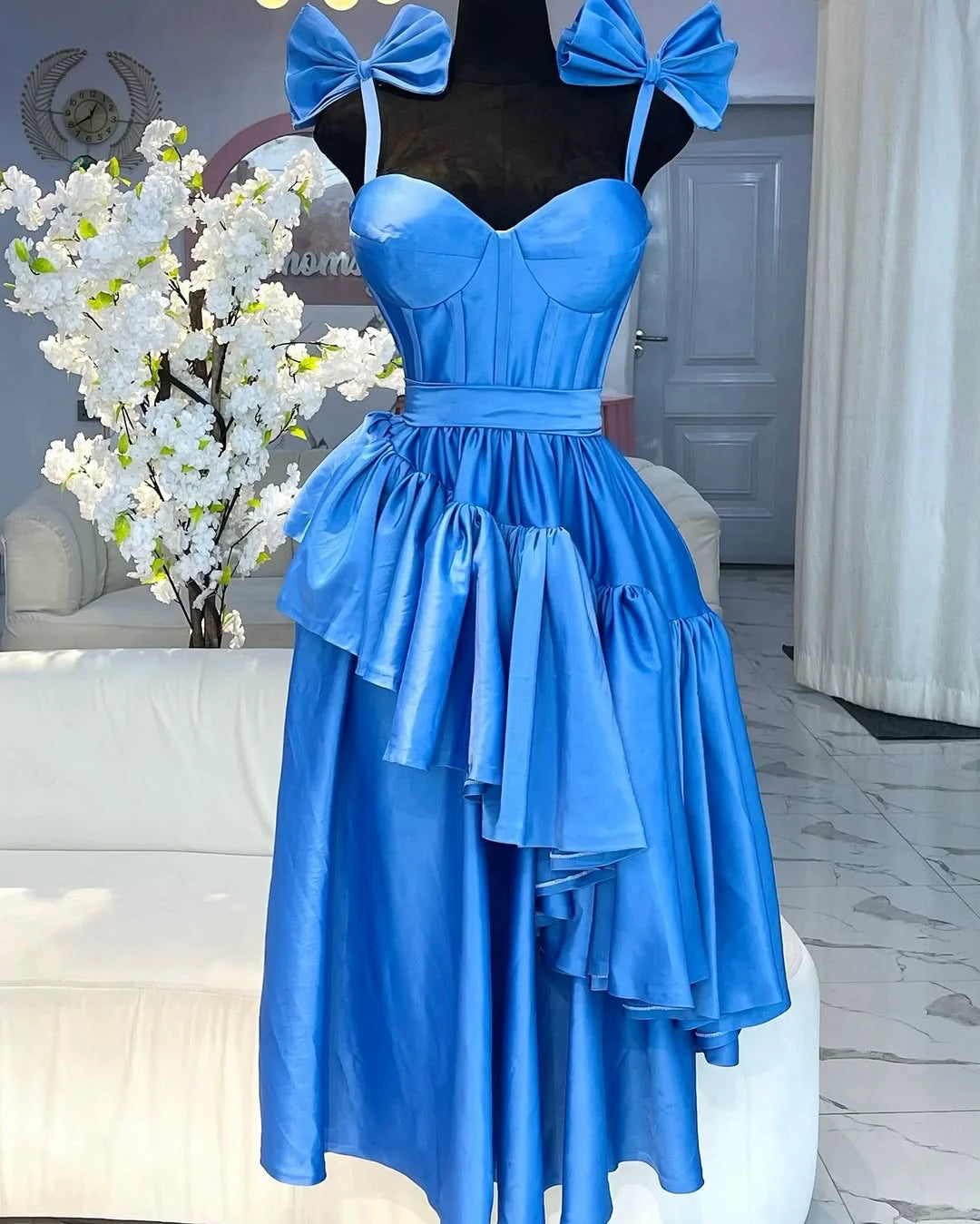 Creysie Women Sleeveless Strap Bow Ruffles Long Maxi Dress 2025 Holiday Beach Birthday Evening Sexy Girl Party Dresses Vestidos