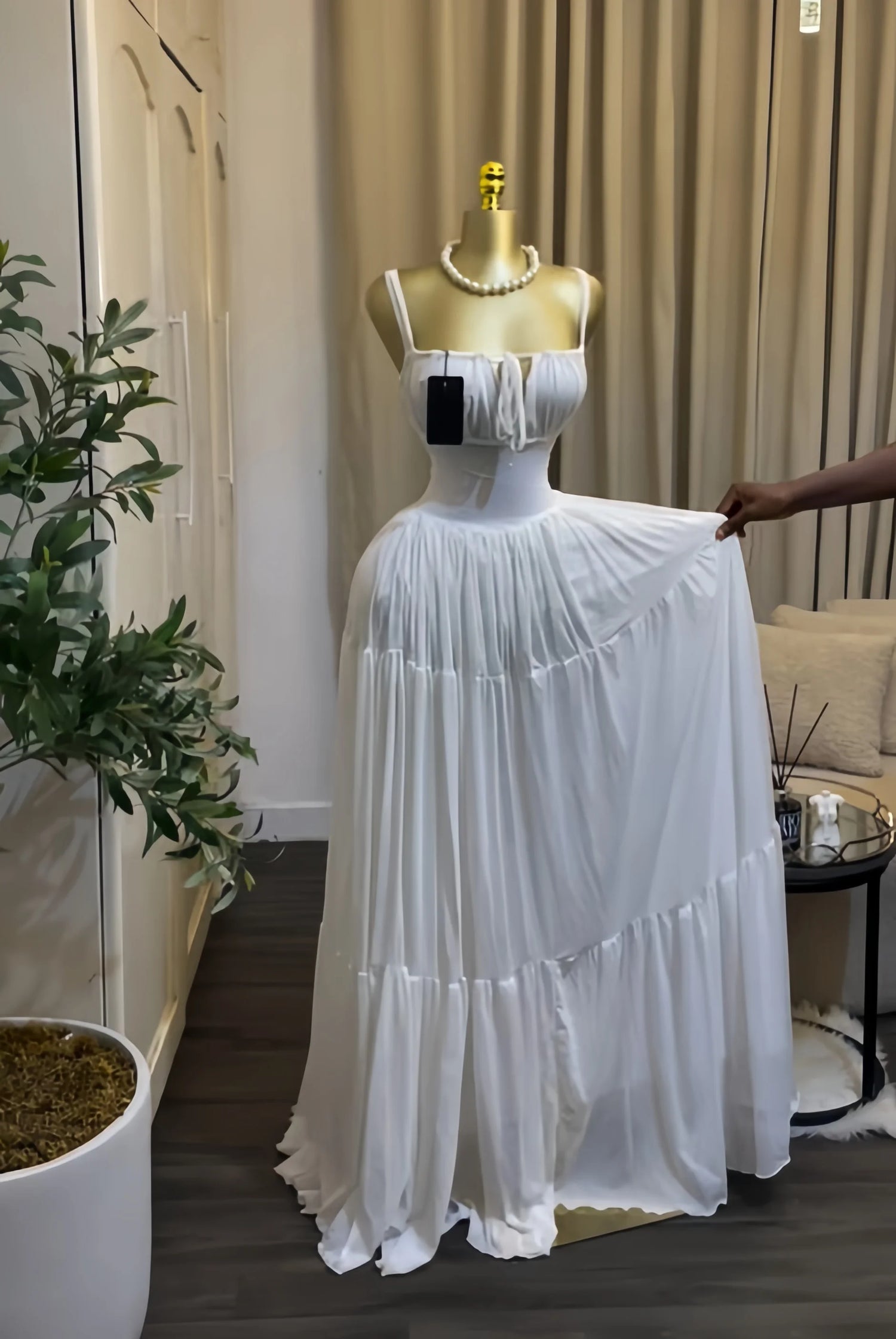 Creysie 2026 Summer Women Halter Sleeveless Strapless Long Maxi Dress Slim Evening Birthday Beach Sexy Vacation Party Dresses