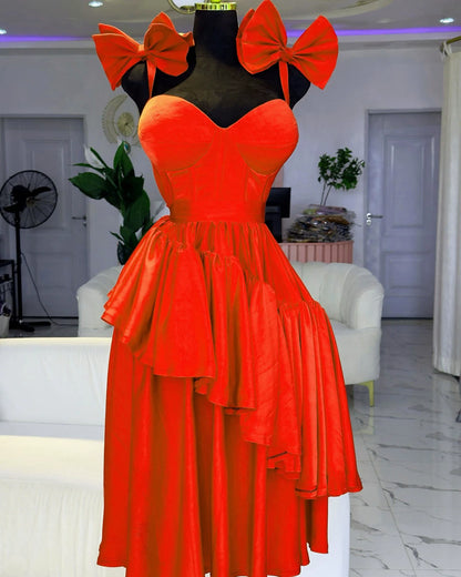 Creysie Women Sleeveless Strap Bow Ruffles Long Maxi Dress 2025 Holiday Beach Birthday Evening Sexy Girl Party Dresses Vestidos