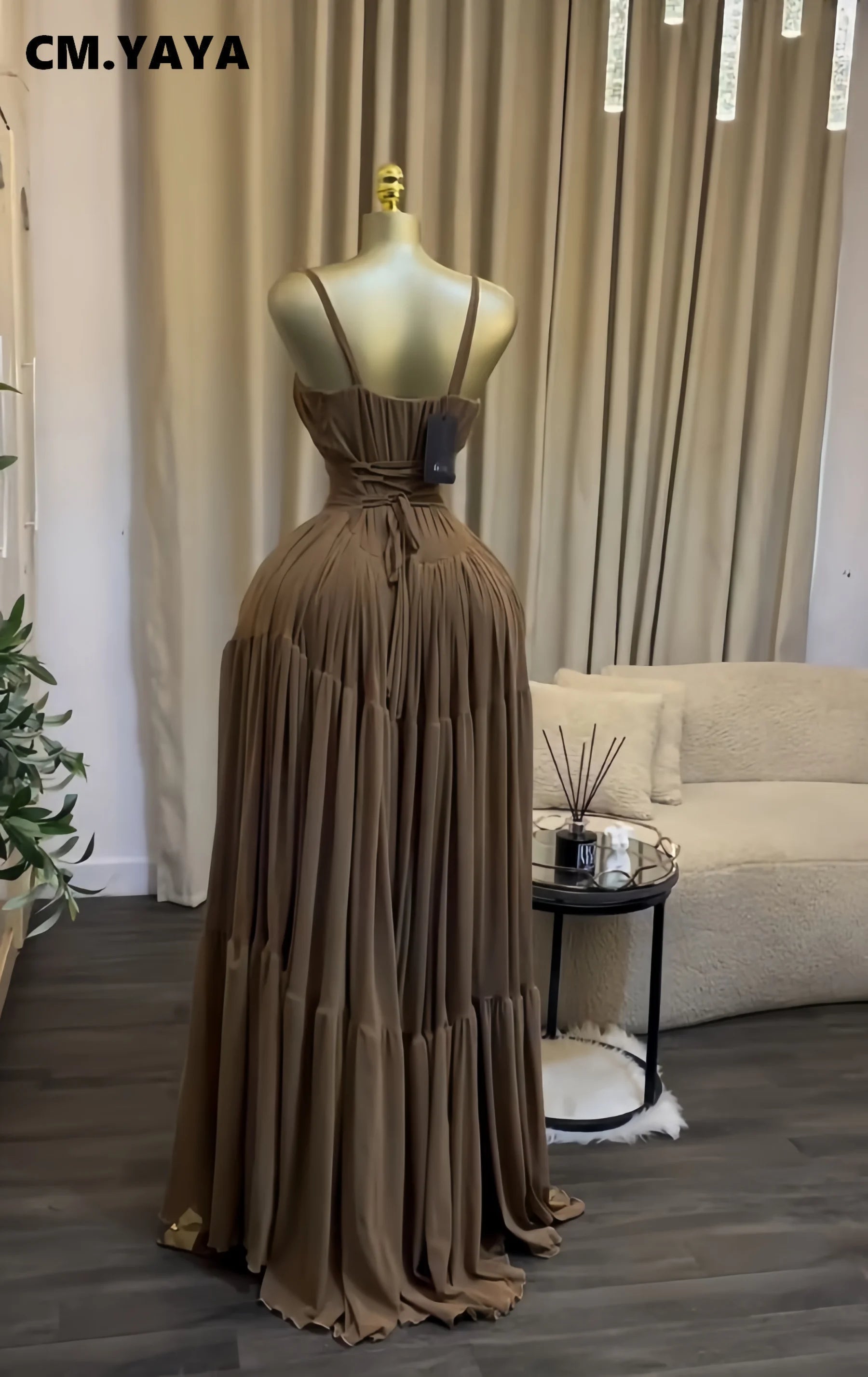 Creysie 2026 Summer Women Halter Sleeveless Strapless Long Maxi Dress Slim Evening Birthday Beach Sexy Vacation Party Dresses