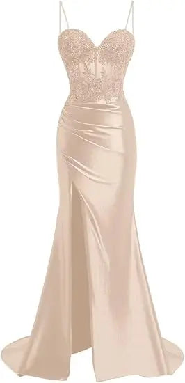 Womens Prom Dresses Off Shoulder Bridesmaid Dress for Wedding Guest 2025 Chiffon Lace Appliques Long Maxi Gowns